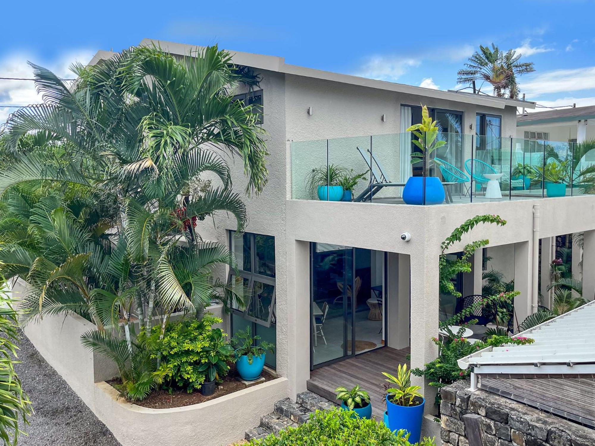 Blue Ocean Suites & Apartments Trou d'Eau Douce Exterior foto